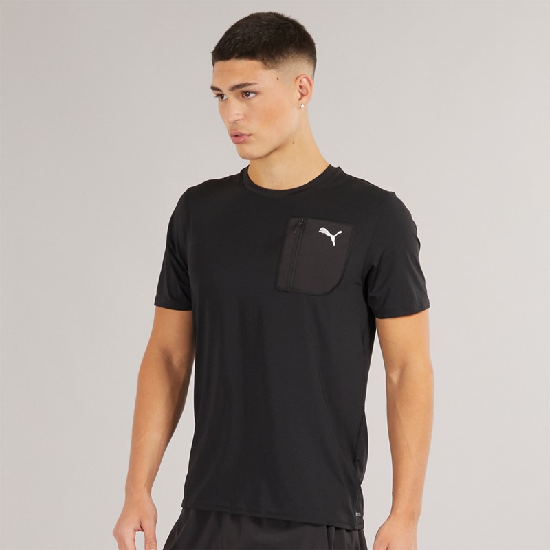 Mens Flex Tech Cargo T-Shirt Black