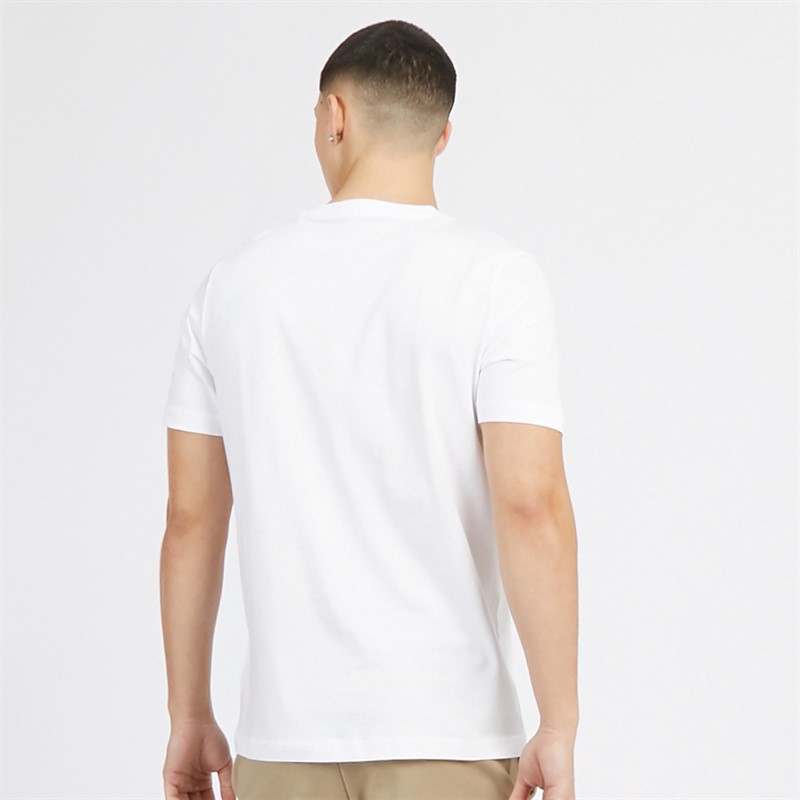 Mens Essentials Small Logo T-Shirt White 2 Mens Essentials Small Logo T-Shirt White