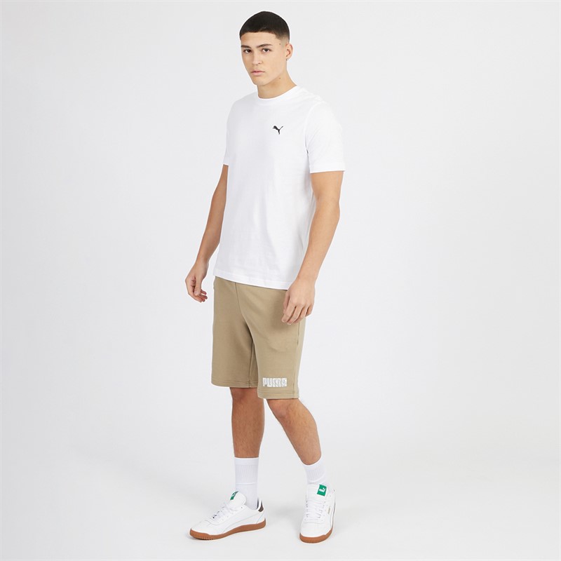 Mens Essentials Small Logo T-Shirt White 3 Mens Essentials Small Logo T-Shirt White