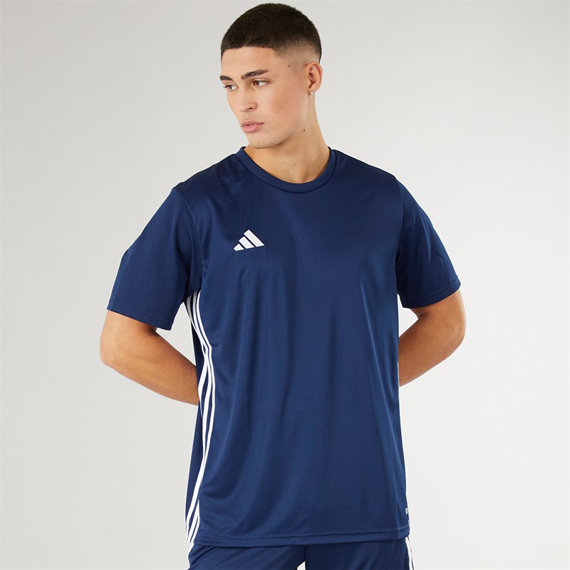 Mens Tabella 23 Training T-Shirt Navy Blue/White