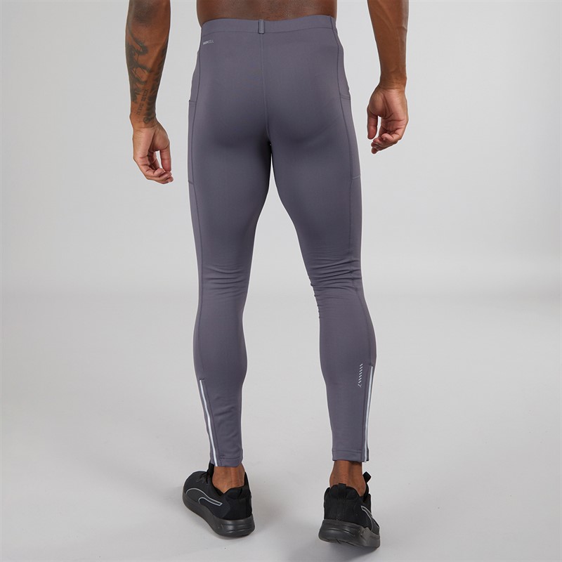 Mens Run Brushed Running Tights Galactic Gray 2 Mens Run Brushed Running Tights Galactic Gray