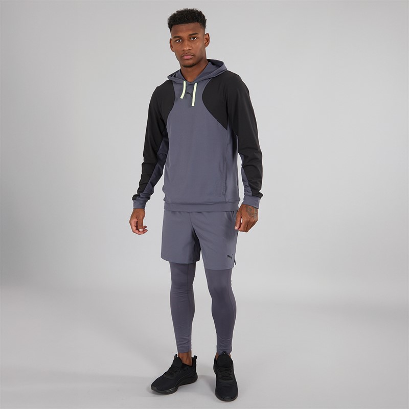 Mens Run Brushed Running Tights Galactic Gray 4 Mens Run Brushed Running Tights Galactic Gray