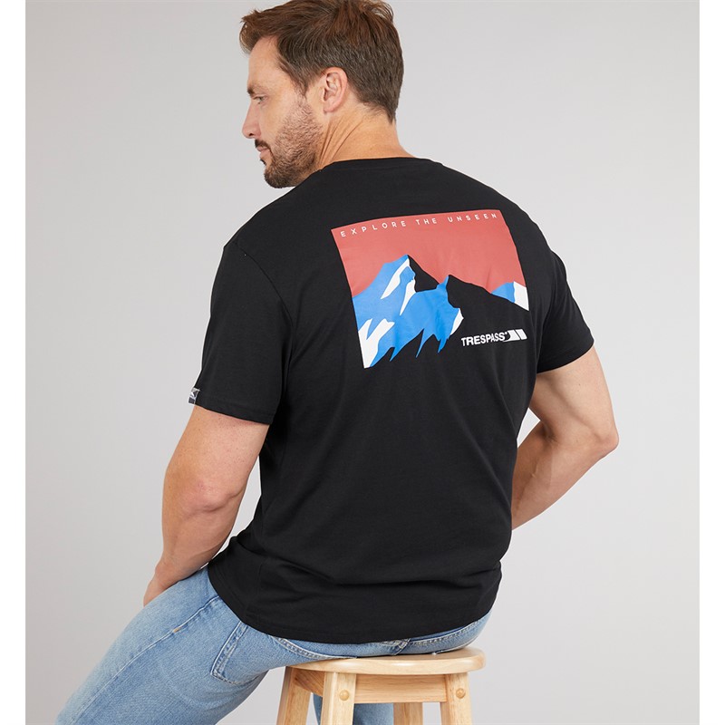 Mens Svensson Back Logo T-Shirt Black