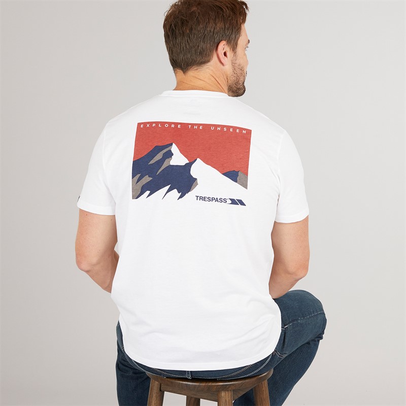 Mens Svensson Back Logo T-Shirt White 2 Mens Svensson Back Logo T-Shirt White