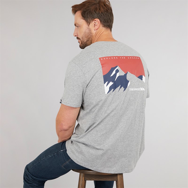 Mens Svensson Back Logo T-Shirt Grey 1 Mens Svensson Back Logo T-Shirt Grey