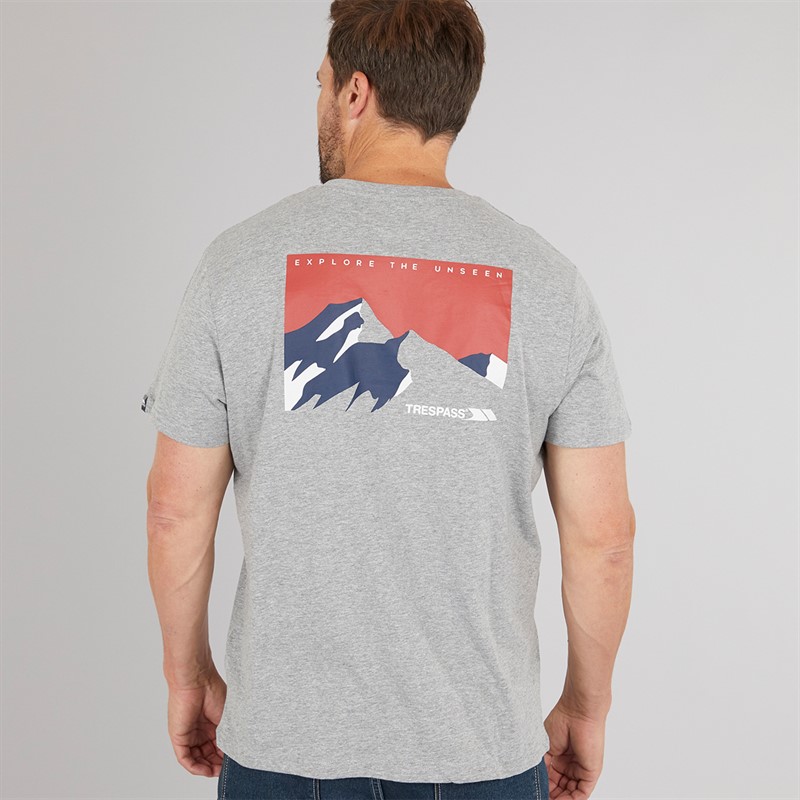 Mens Svensson Back Logo T-Shirt Grey 3 Mens Svensson Back Logo T-Shirt Grey