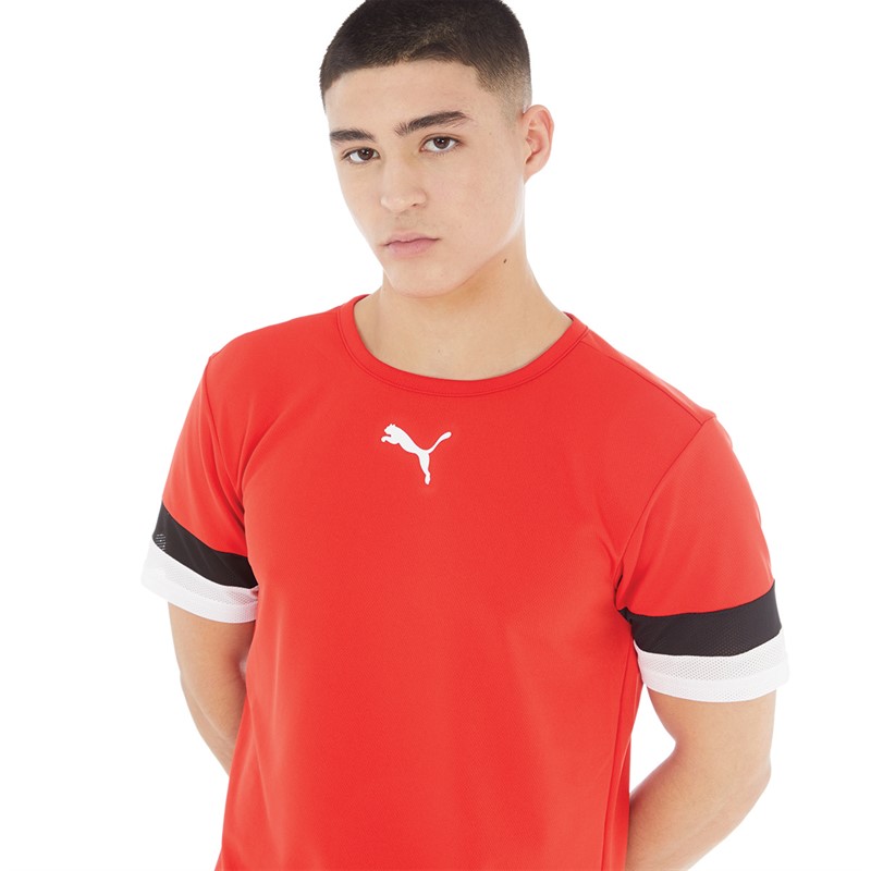 Mens teamRISE Training Jersey Red/ Black/ White