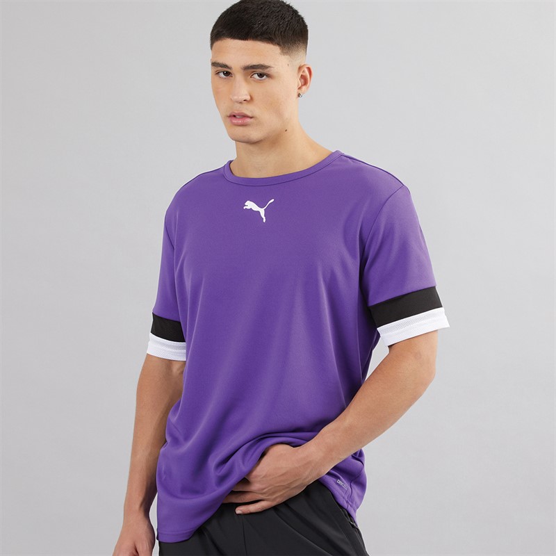 Mens TeamRISE Training Jersey Prism Violet/ Black/ White