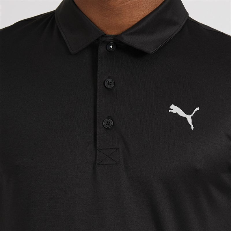 Mens Golf Icon 2.0 Left Chest Polo Black 3 Mens Golf Icon 2.0 Left Chest Polo Black