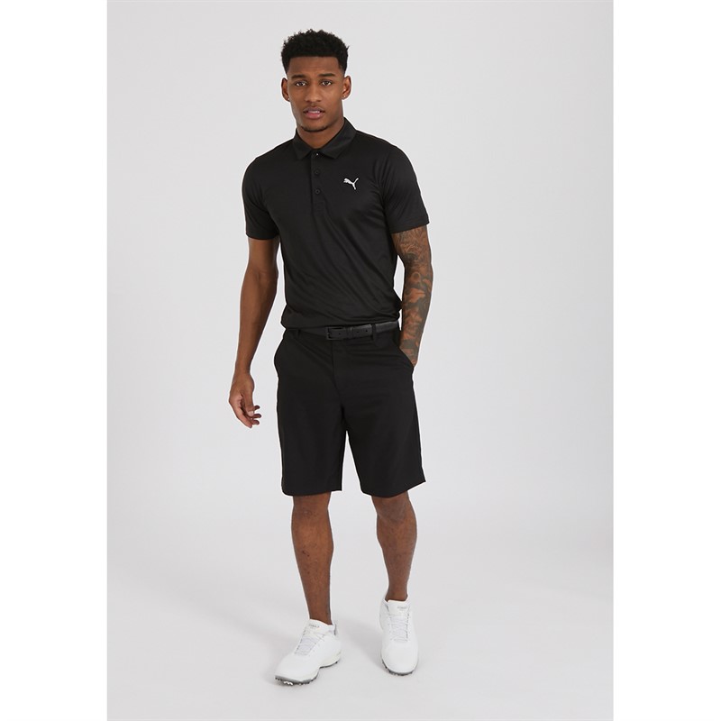 Mens Golf Icon 2.0 Left Chest Polo Black 4 Mens Golf Icon 2.0 Left Chest Polo Black