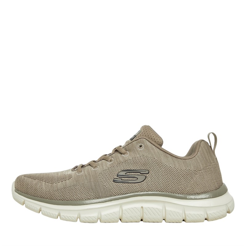 Mens Track Front Runner Trainers Taupe