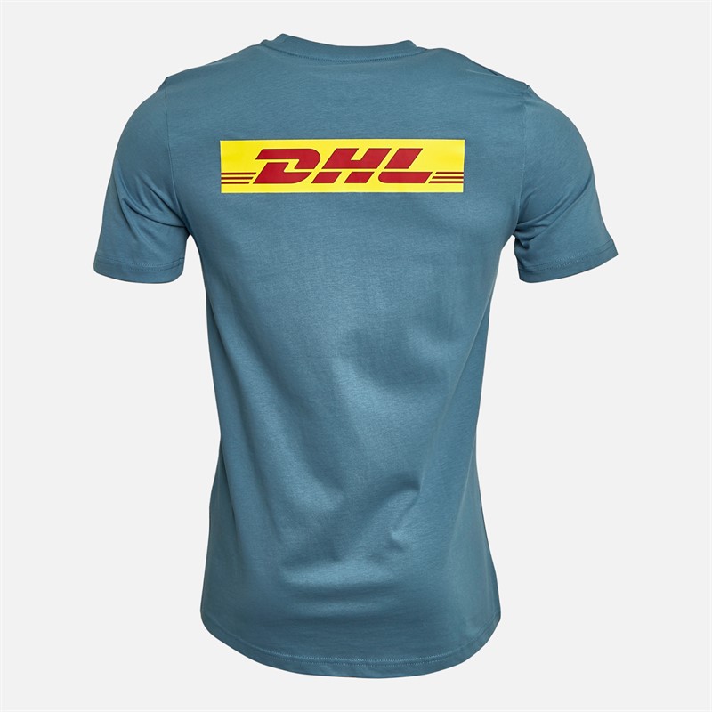 Mens Harlequins FC Cotton Logo T-Shirt Bluestone 2 Mens Harlequins FC Cotton Logo T-Shirt Bluestone