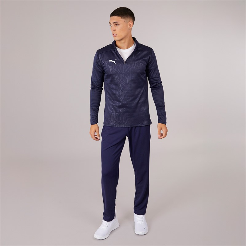 Mens Teamfinal Warm Top Navy 4 Mens Teamfinal Warm Top Navy
