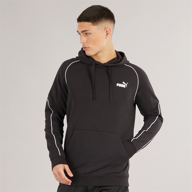 Mens Sport Poly Hoodie Black 1 Mens Sport Poly Hoodie Black