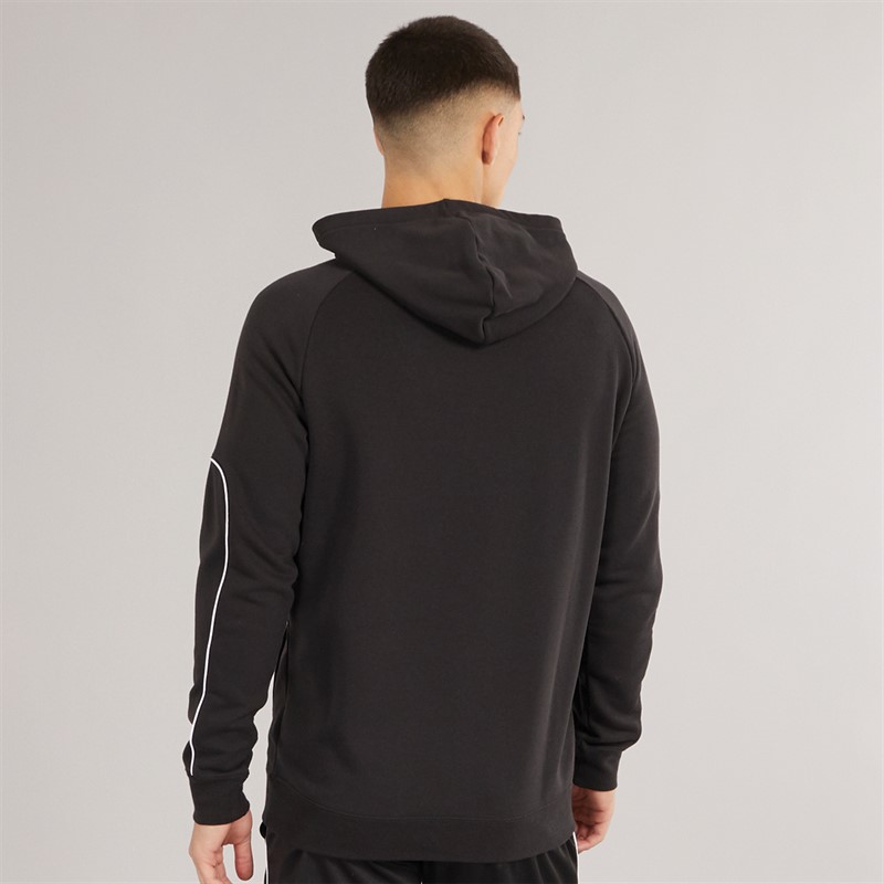 Mens Sport Poly Hoodie Black 2 Mens Sport Poly Hoodie Black