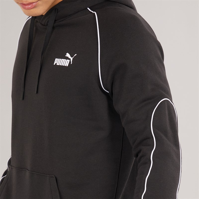 Mens Sport Poly Hoodie Black 5 Mens Sport Poly Hoodie Black