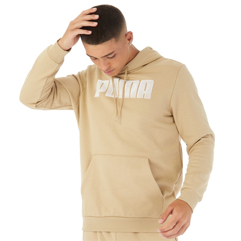Mens Sportstyle Fleece Hoodie Prairie Tan 1 Mens Sportstyle Fleece Hoodie Prairie Tan