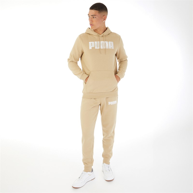 Mens Sportstyle Fleece Hoodie Prairie Tan 3 Mens Sportstyle Fleece Hoodie Prairie Tan