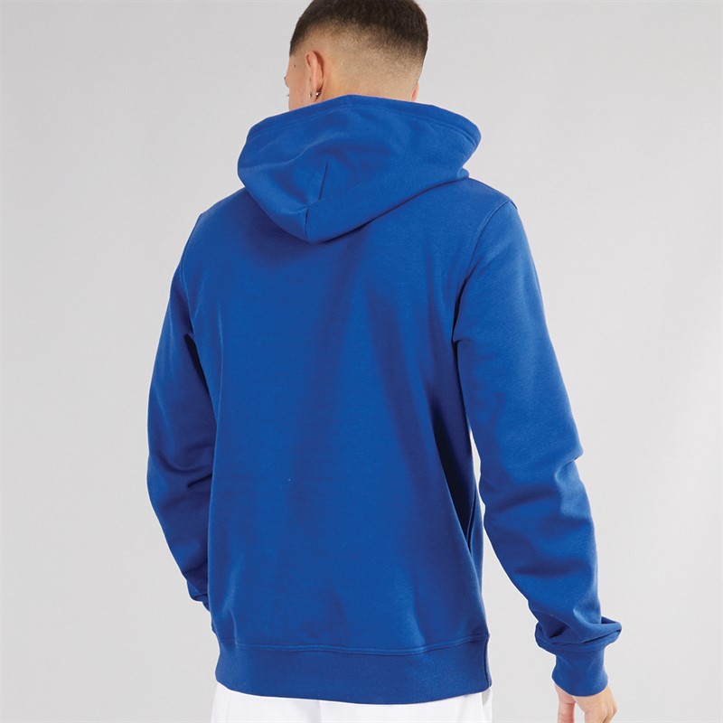 Mens Icons Logo Hoodie Blue 2 Mens Icons Logo Hoodie Blue