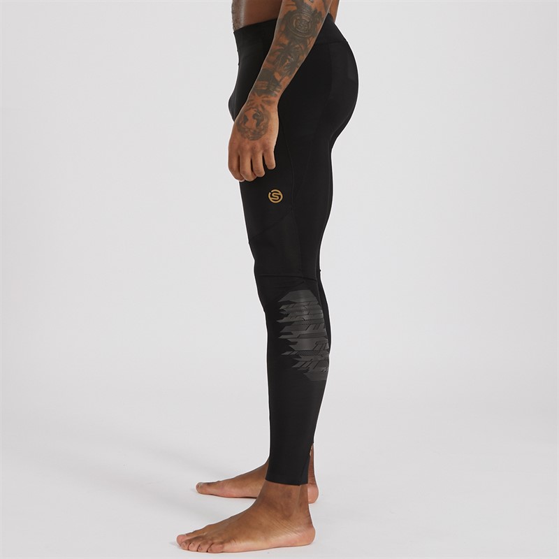 Mens A400 Compression Long Tights Starlight/Oblique 3 Mens A400 Compression Long Tights Starlight/Oblique