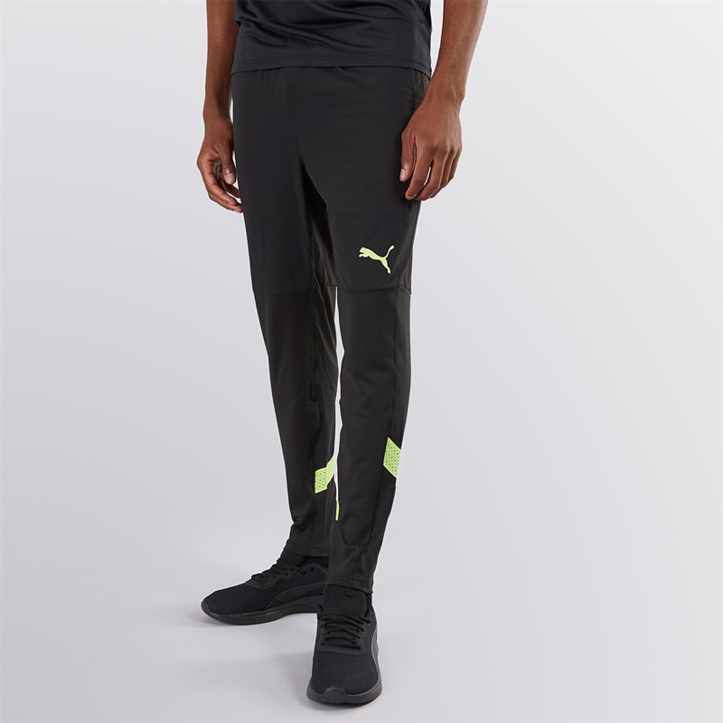 Mens MCFC Manchester City Training Pro Pants Without Pockets Black/Fizzy Light