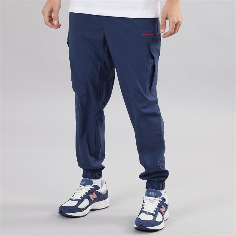 Mens NB Classic Woven Cargo Joggers Nb Navy