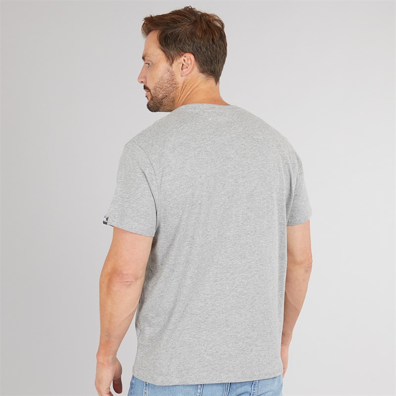 Mens Olsson Front Logo T-Shirt Grey 2 Mens Olsson Front Logo T-Shirt Grey