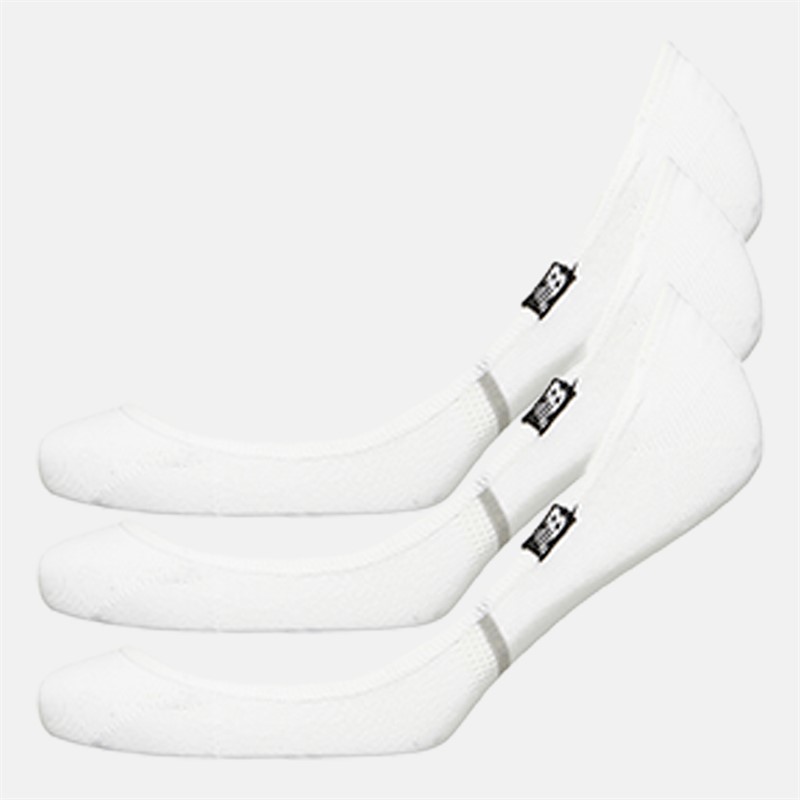 Three Pack Trainer Liner Socks White
