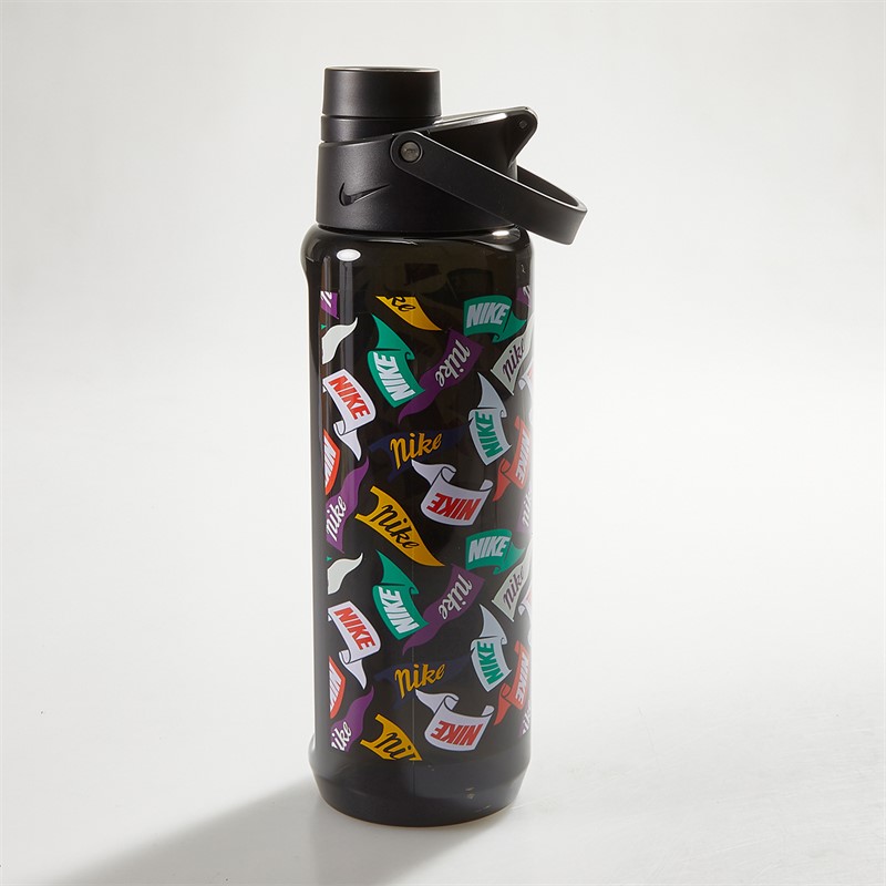 TR Renew Recharge Graphic Chug Bottle 24oz Black/Laser Orange/Bold Berry