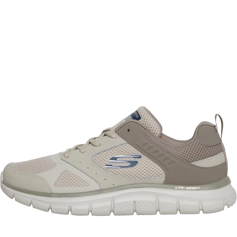Mens Track Syntac Trainers Taupe