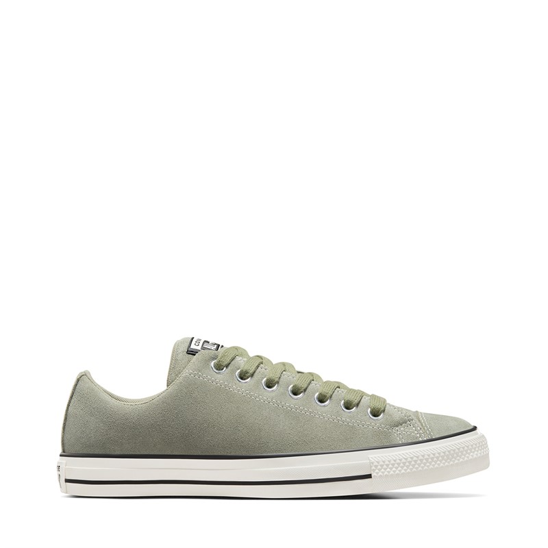 Mens Chuck Taylor All Star Wide And Padded Suede Trainers Light Field Surplus/Egret