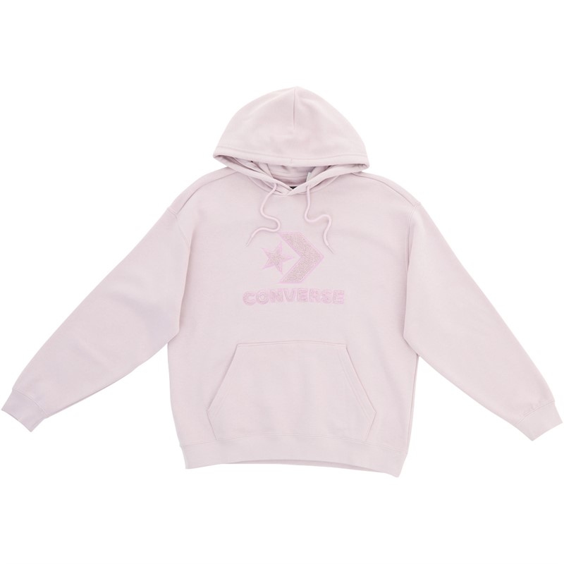 Go-to Star Chevron Loose-Fit Hoodie Phantom Violet