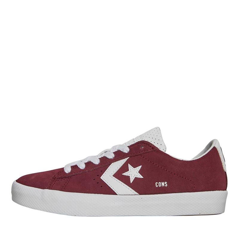 PL Vulc Pro Trainers Deep Bordeaux/White/White
