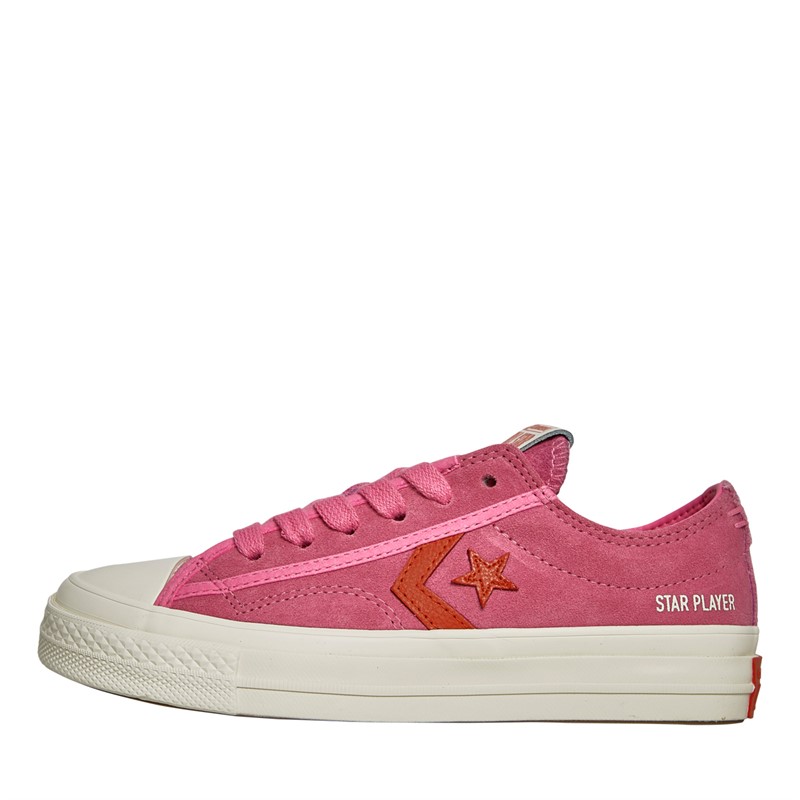 Star Player 76 Suede Trainers Pink/Fever Dream/Egret