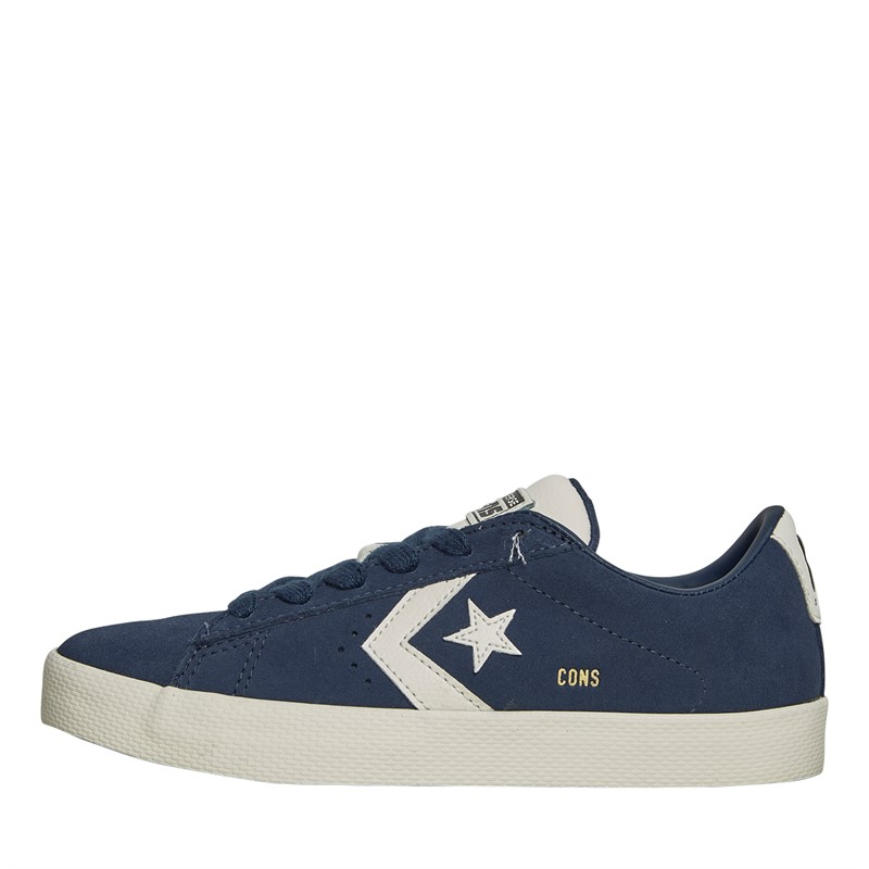 PL Vulc Pro Suede And Leather Trainers Navy/Egret/Navy