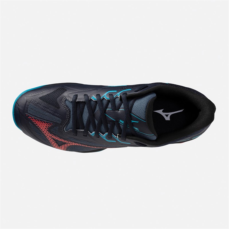 Mens Wave Exceed Light 2 Tennis Shoes Salute/Hibiscus/Enamel Blue 4 Mens Wave Exceed Light 2 Tennis Shoes Salute/Hibiscus/Enamel Blue
