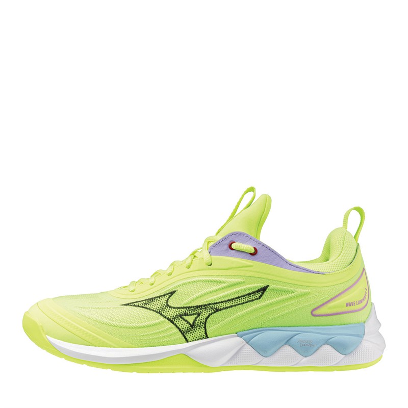 Mens Wave Luminous 3 Court Shoes Neo Lime/Black/Splish Splash 1 Mens Wave Luminous 3 Court Shoes Neo Lime/Black/Splish Splash