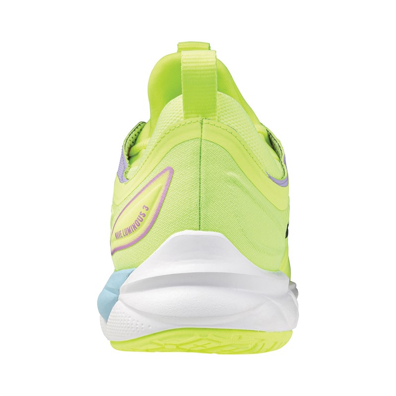Mens Wave Luminous 3 Court Shoes Neo Lime/Black/Splish Splash 3 Mens Wave Luminous 3 Court Shoes Neo Lime/Black/Splish Splash