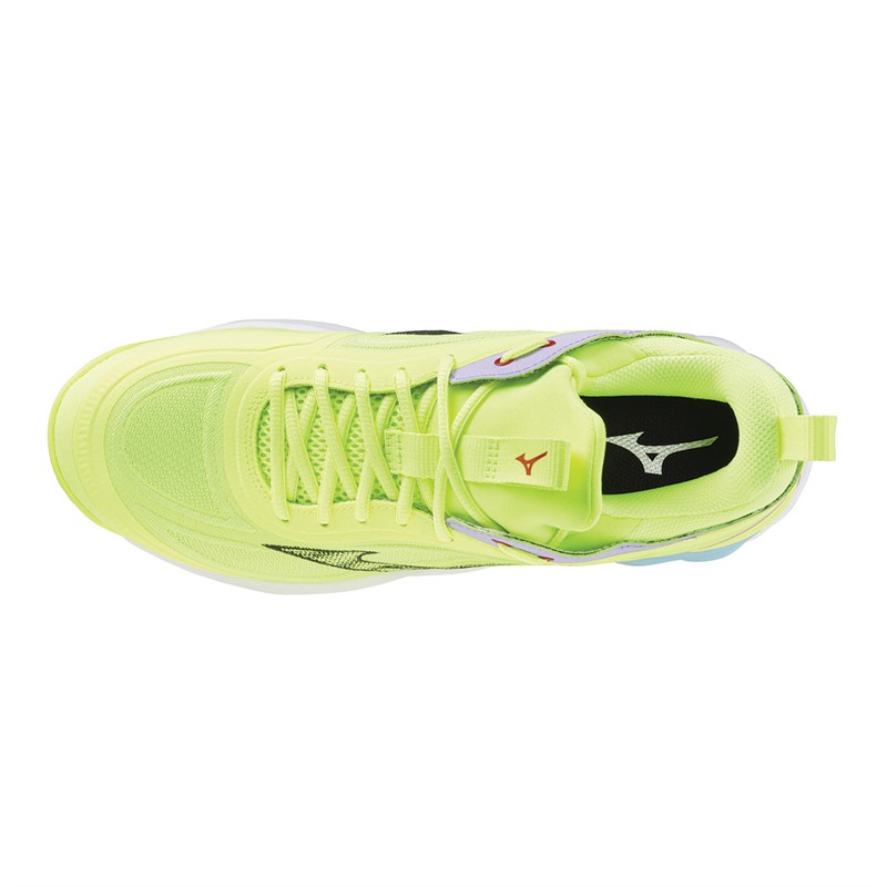 Mens Wave Luminous 3 Court Shoes Neo Lime/Black/Splish Splash 4 Mens Wave Luminous 3 Court Shoes Neo Lime/Black/Splish Splash