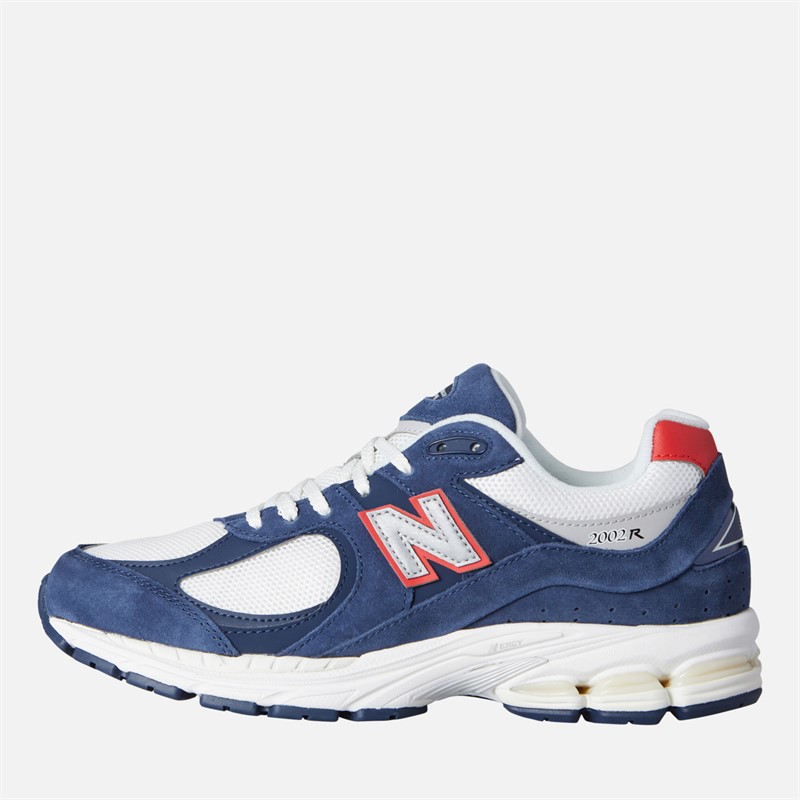 Mens 2002R USA Trainers Navy/Red