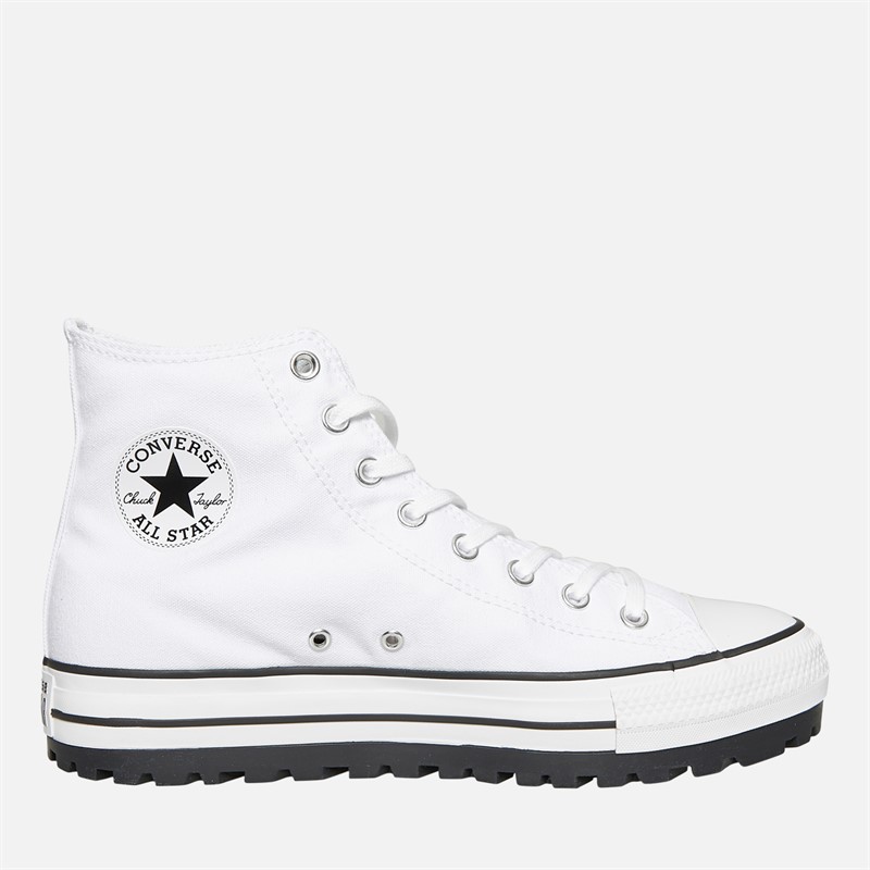 Chuck Taylor All Star City Trek Hi Trainers White/Black/White