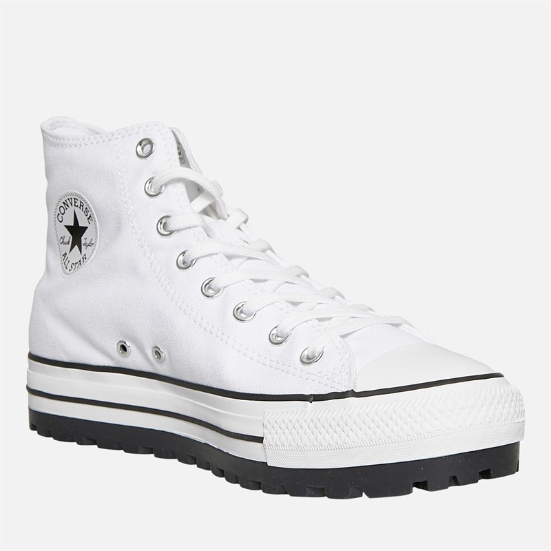 Chuck Taylor All Star City Trek Hi Trainers White/Black/White 5 Chuck Taylor All Star City Trek Hi Trainers White/Black/White
