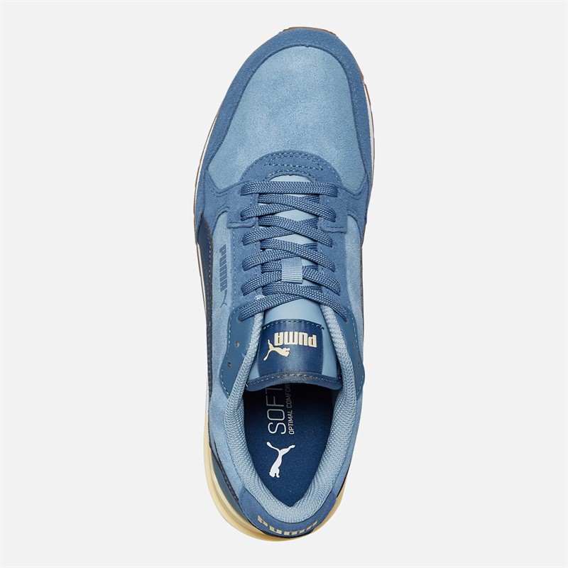 Mens ST Runner V4 Suede Trainers Native Blue/Persian Blue/Dark Indigo 4 Mens ST Runner V4 Suede Trainers Native Blue/Persian Blue/Dark Indigo