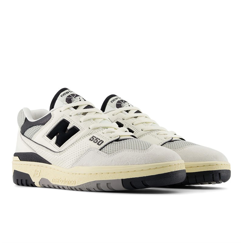 Mens 550 Trainers Sea Salt/Pack Black