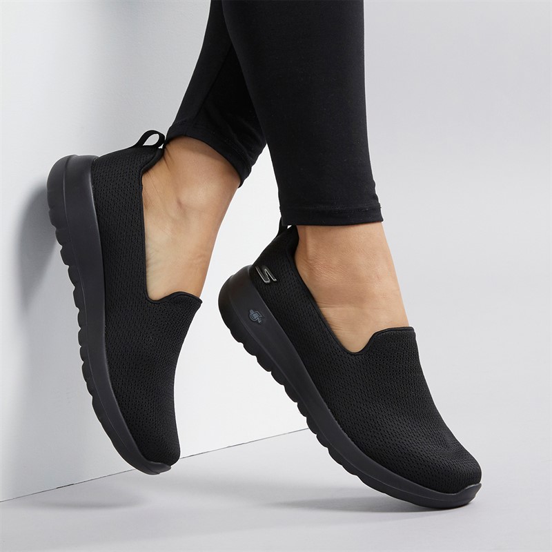 Womens Go Walk Joy Jaylene Trainers Black/Black