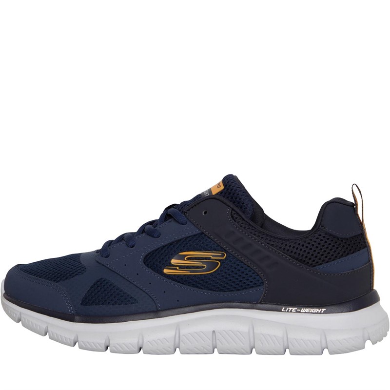 Mens Track Syntac Trainers Navy
