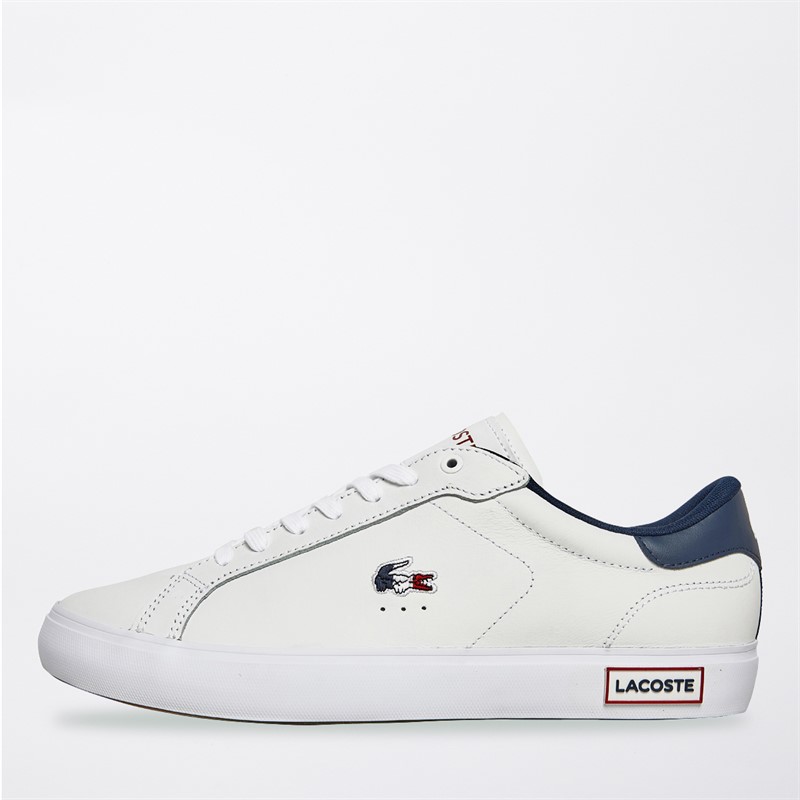 Mens Powercourt Tri Trainers White/Navy/Red