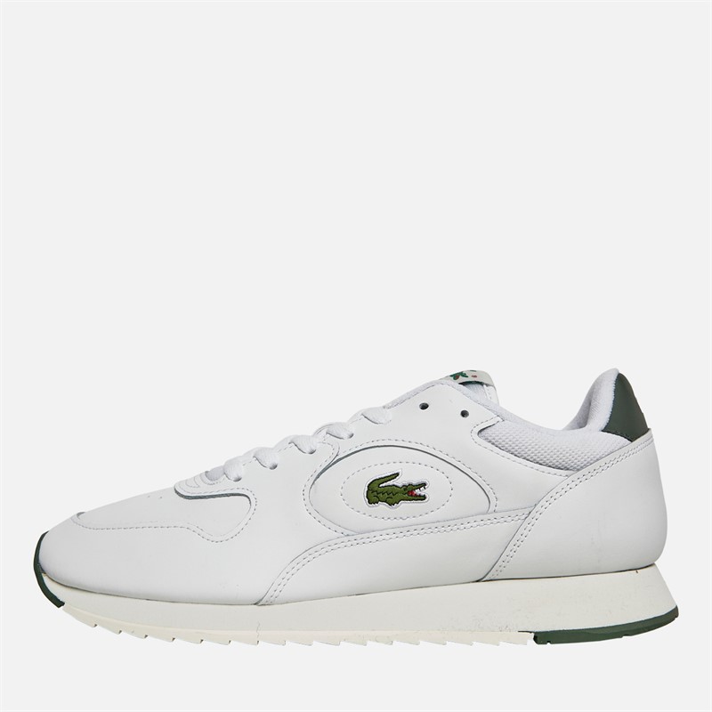 Mens Linetrack Trainers White/Green