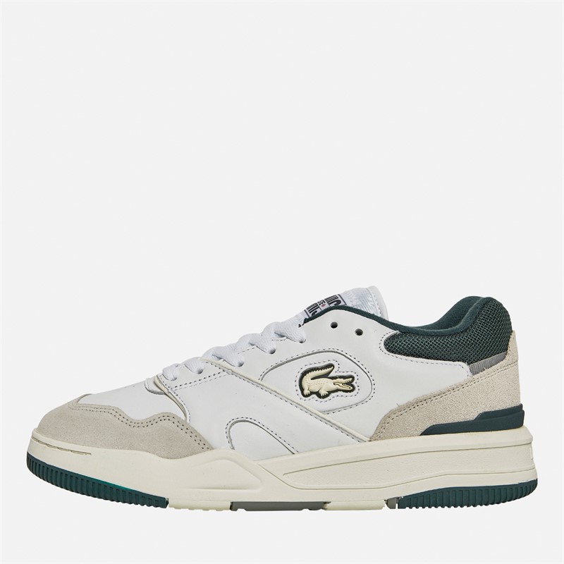 Mens Lineshot Trainers White/Dark Green 1 Mens Lineshot Trainers White/Dark Green