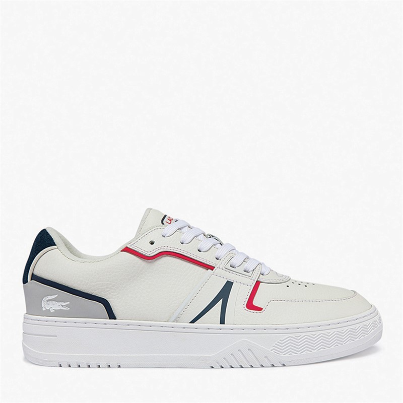 Mens L001 Trainers White/Navy/Red